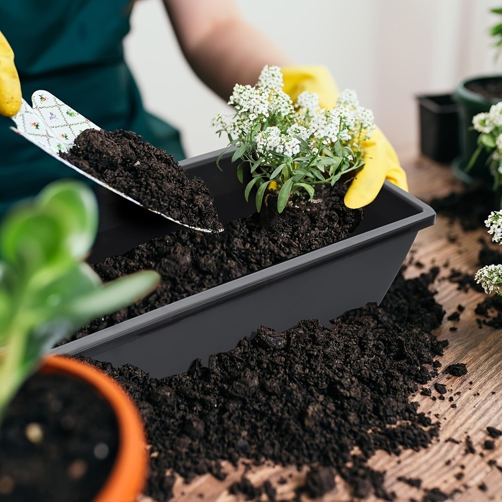 10pcs Large 15L Plastic Planter Box