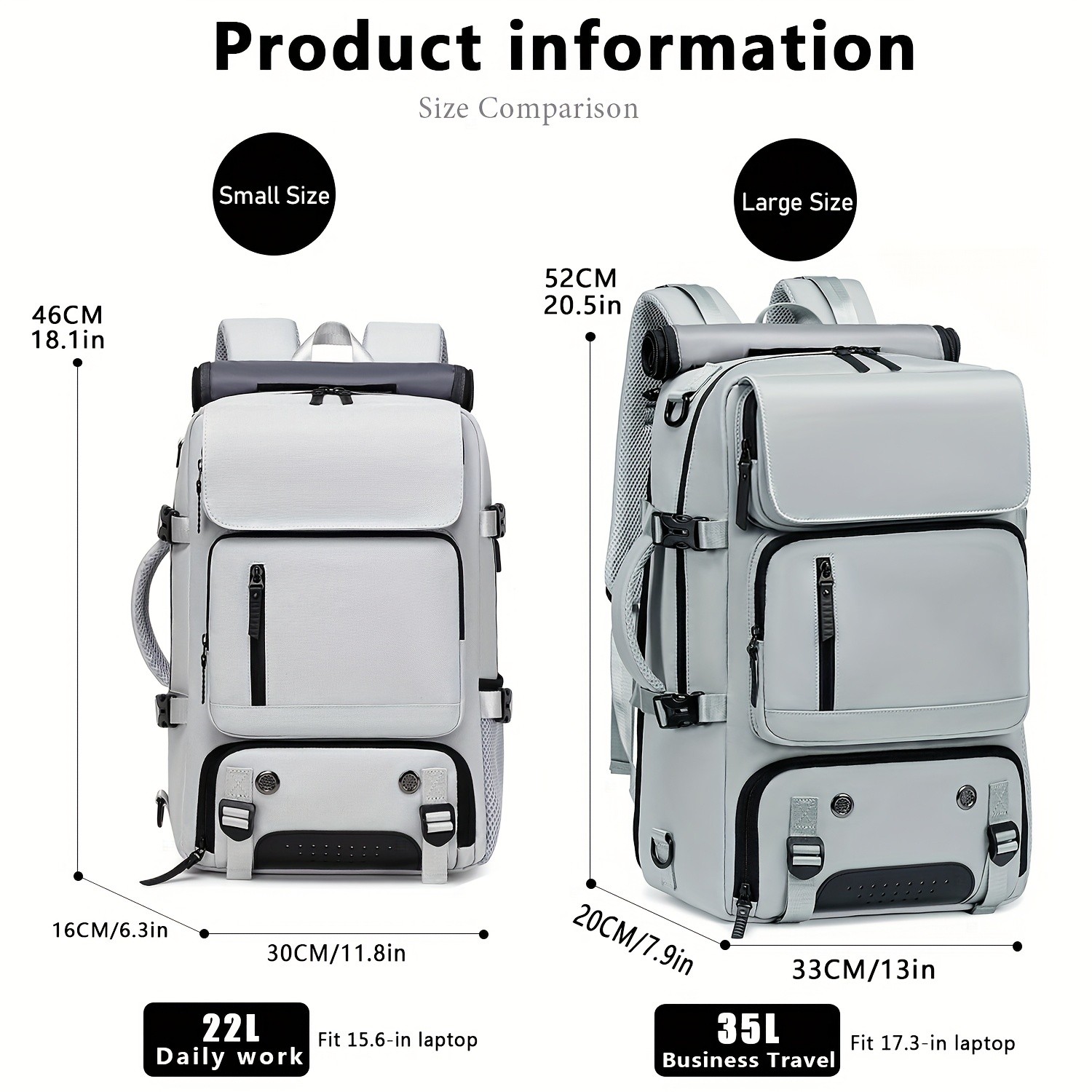 17.3-Inch Double-Shoulder Computer Backpack