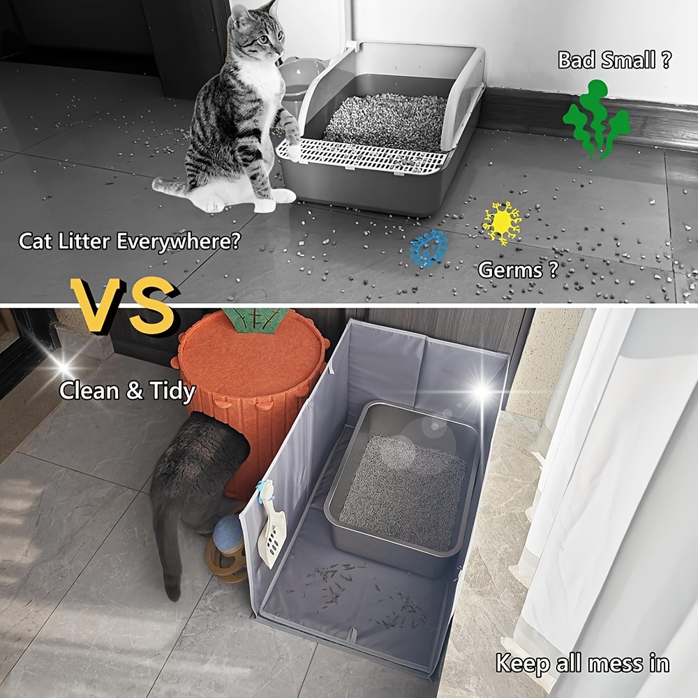 Cat Litter Box Fence – Anti-Dirty Cover for a Cleaner Home