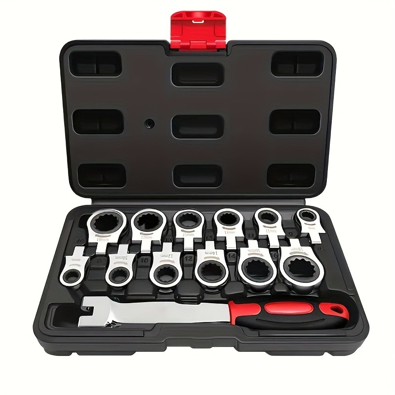 Interchangeable Head Ratchet Socket Wrench Set