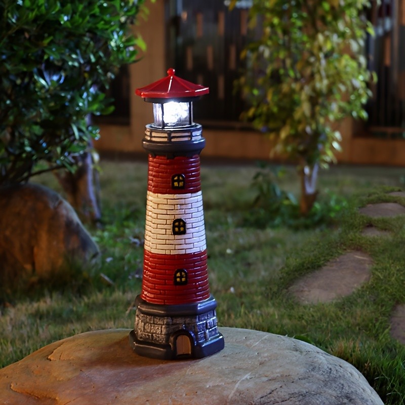 Solar Lighthouse – Illuminated Garden Beacon