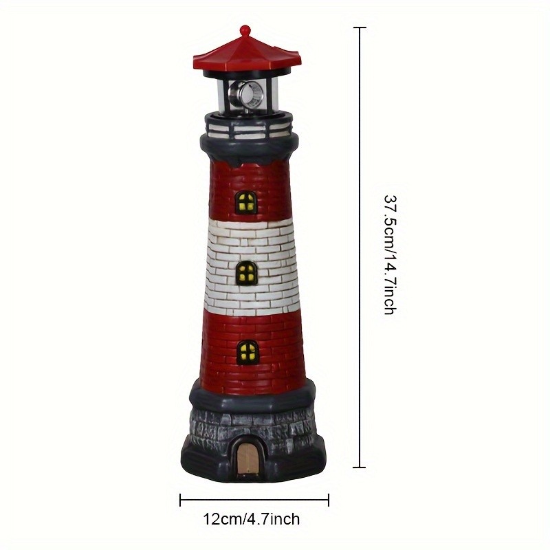 Solar Lighthouse – Illuminated Garden Beacon