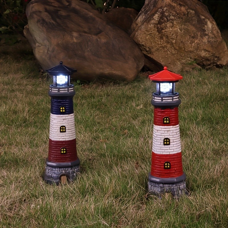 Solar Lighthouse – Illuminated Garden Beacon