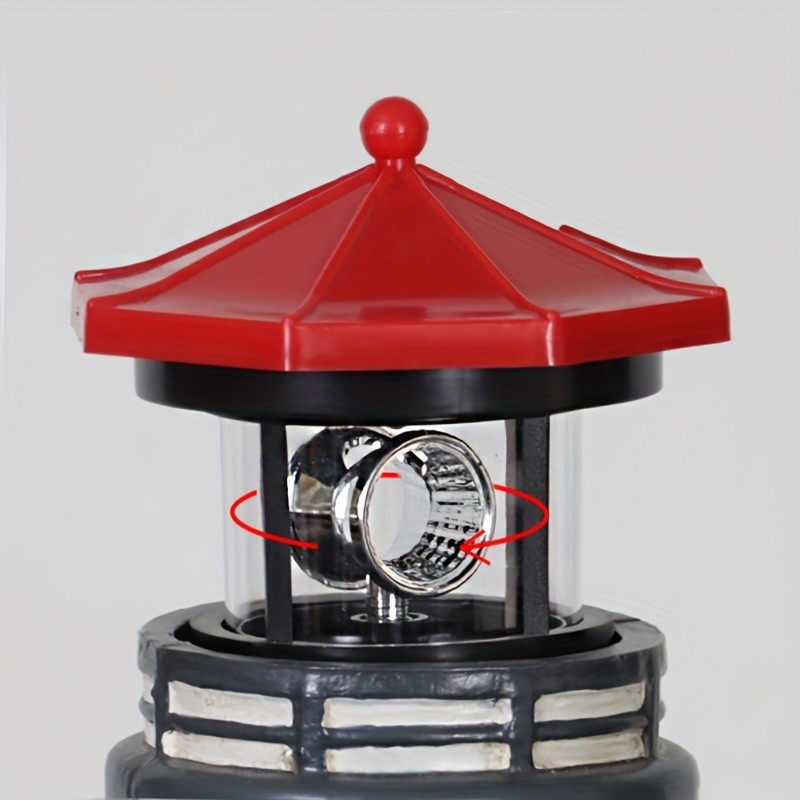 Solar Lighthouse – Illuminated Garden Beacon