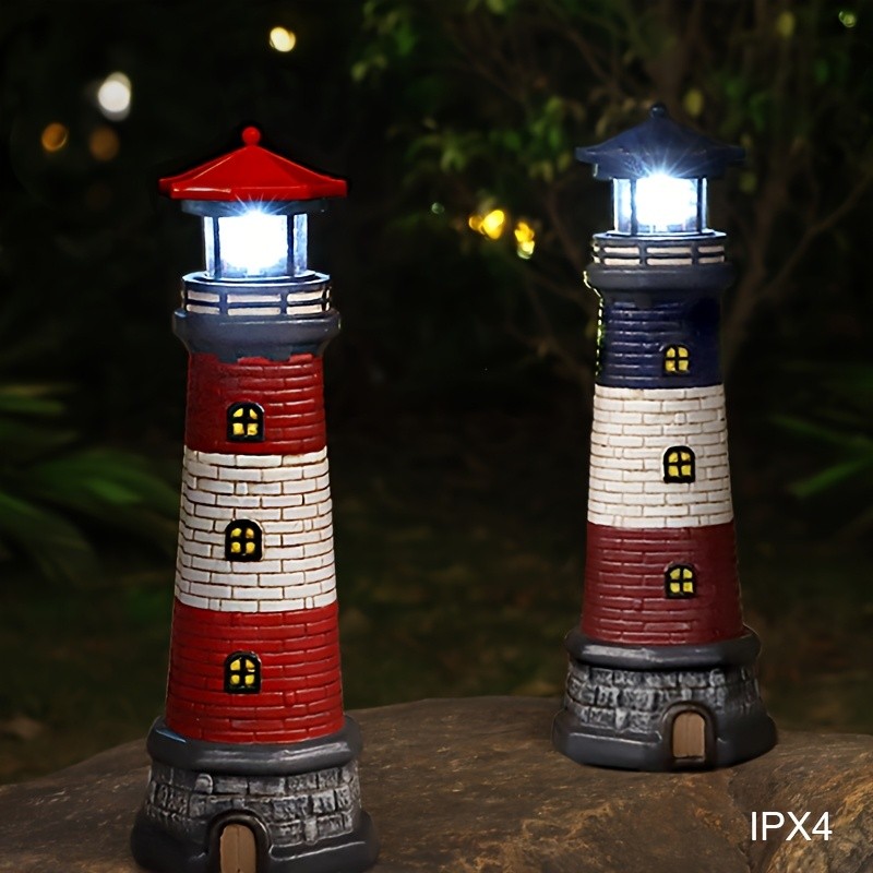 Solar Lighthouse – Illuminated Garden Beacon