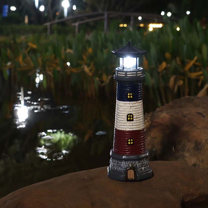 Solar Lighthouse – Illuminated Garden Beacon