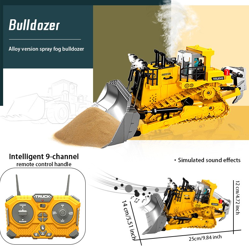 Boys' Remote-Controlled Excavator Toy – Big Build Fun. Real Construction Action.