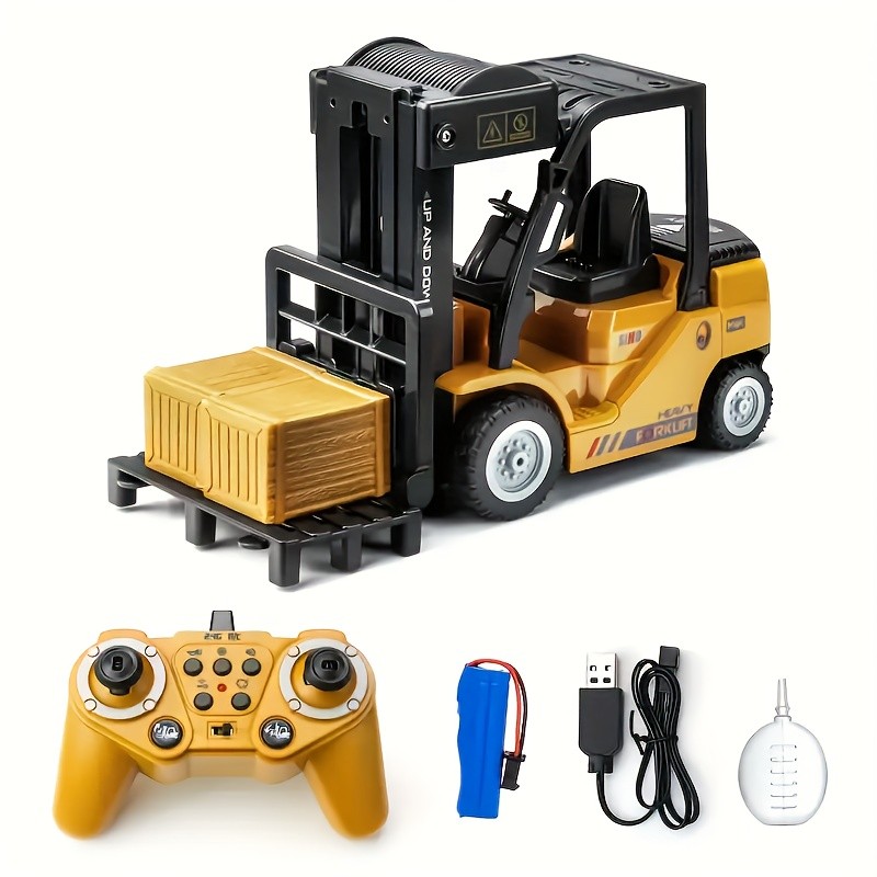 Boys' Remote-Controlled Excavator Toy – Big Build Fun. Real Construction Action.