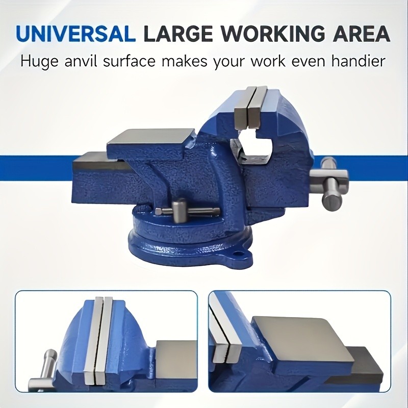 4-Inch Robust Bench Vice – Secure Grip. Reliable Control.