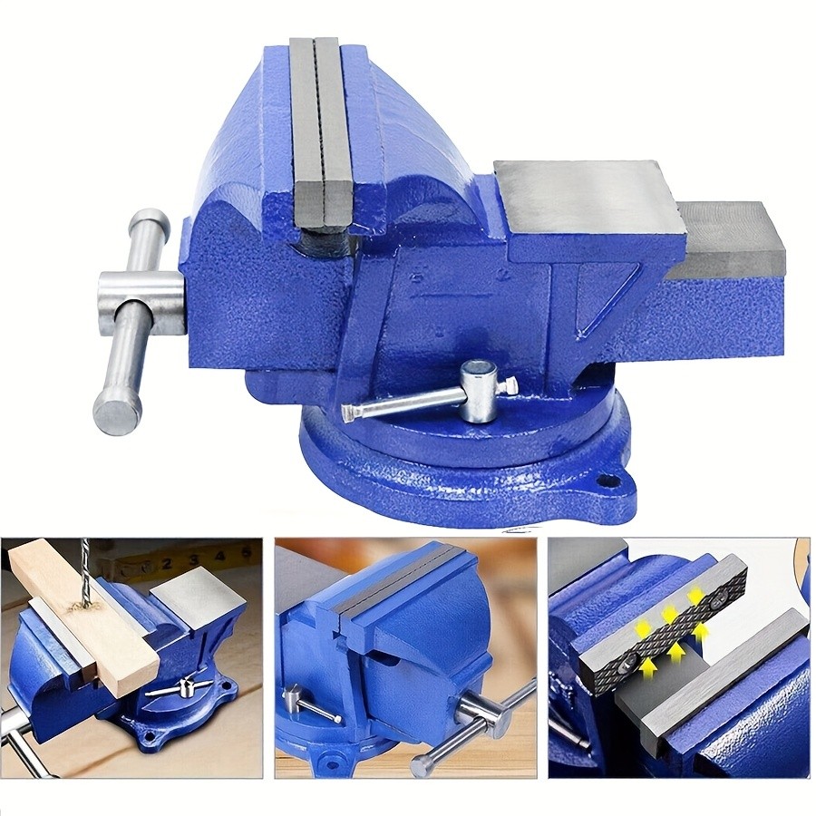 4-Inch Robust Bench Vice – Secure Grip. Reliable Control.