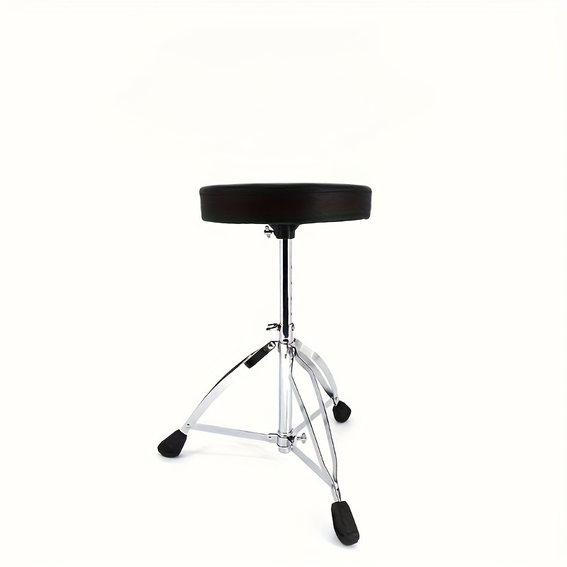 Heavy-Duty Adjustable Height Drum Stool with Padded Comfort & 360° Swivel