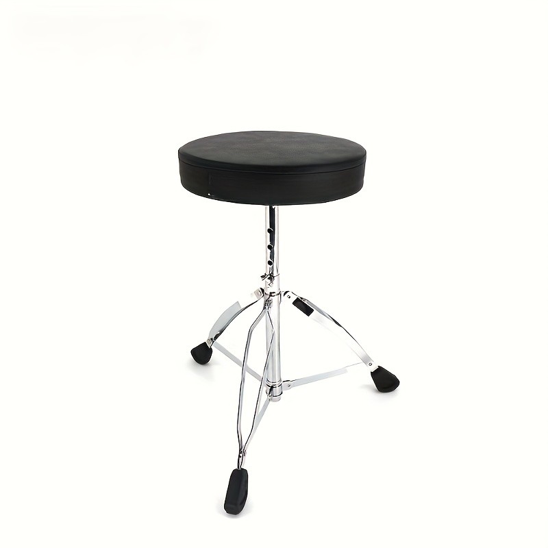 Heavy-Duty Adjustable Height Drum Stool with Padded Comfort & 360° Swivel