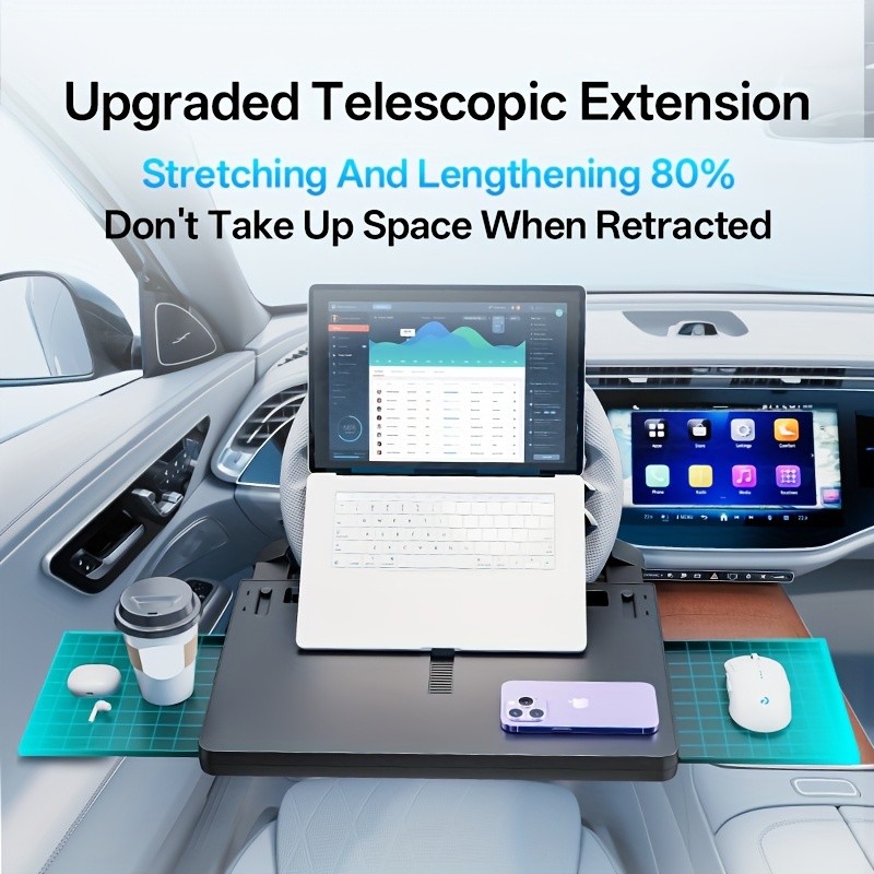 4-in-1 Multifunctional Car Steering Wheel Desk