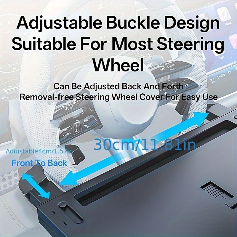 4-in-1 Multifunctional Car Steering Wheel Desk