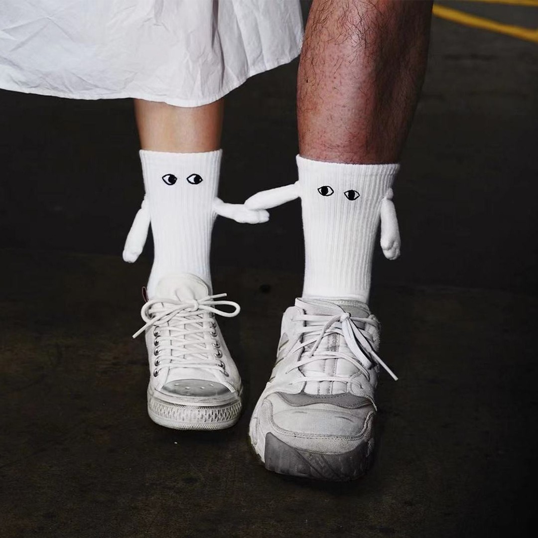 👯‍♀️🧦 Hand-in-Hand Socks - Become Solemates Forever!