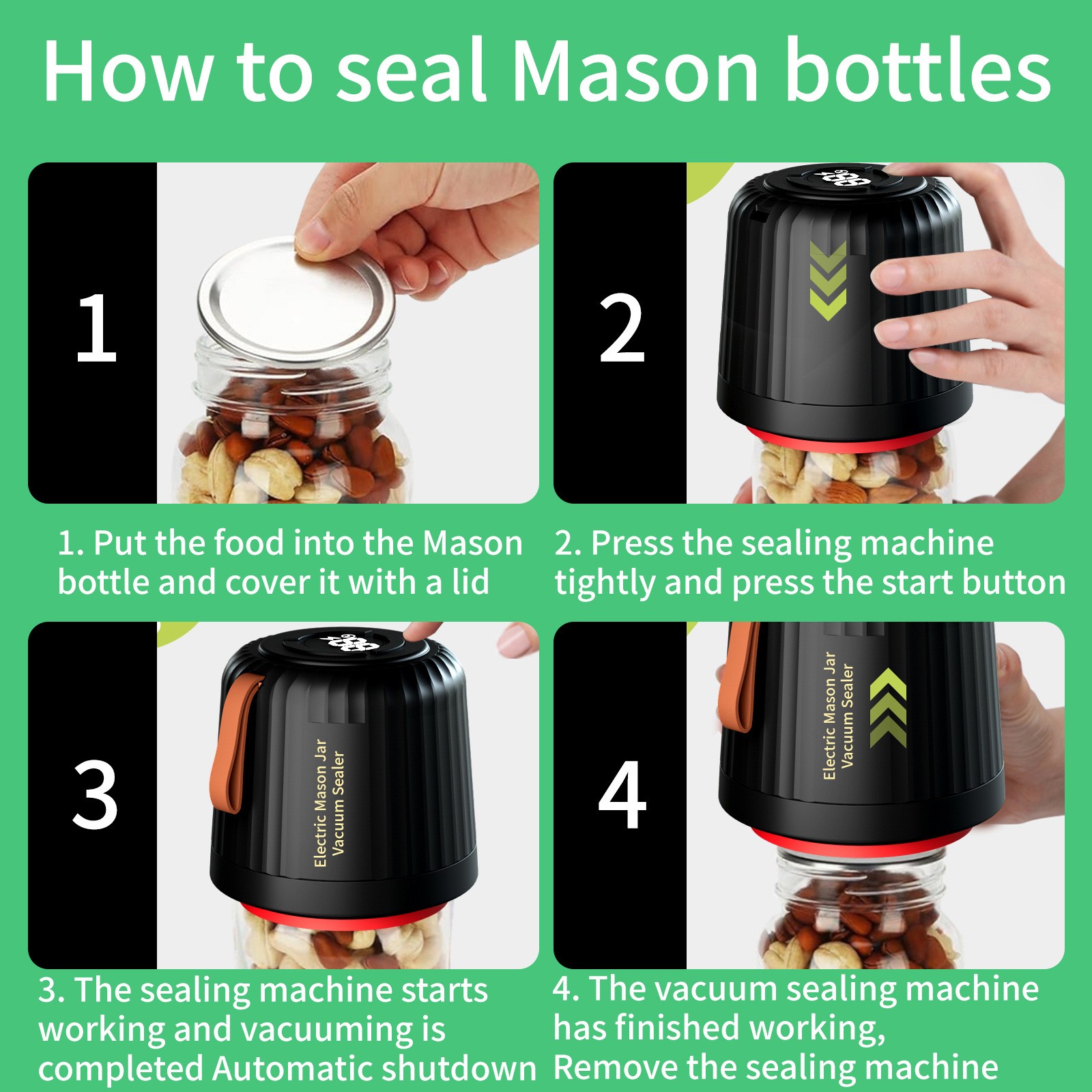 Mason Jar Vacuum Sealer