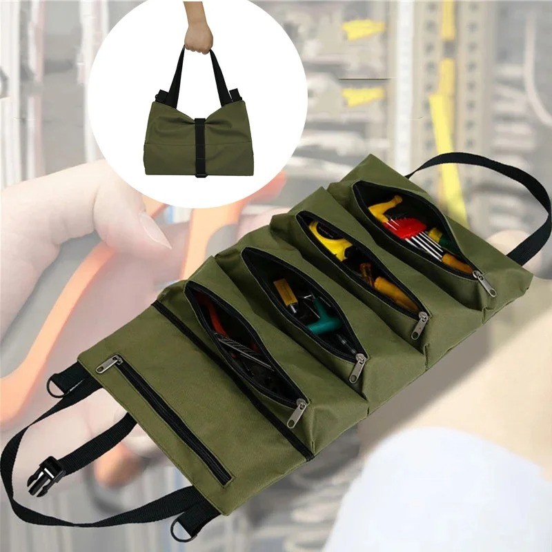 Roll Up Bag Tool Organizer