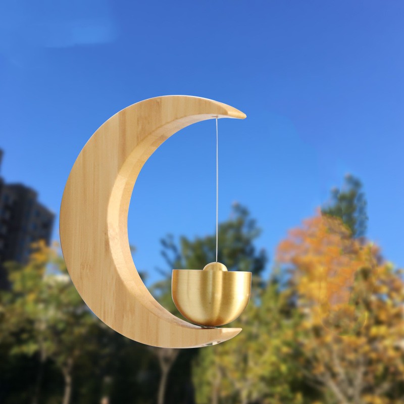 Magnetic Wood Wind Chime