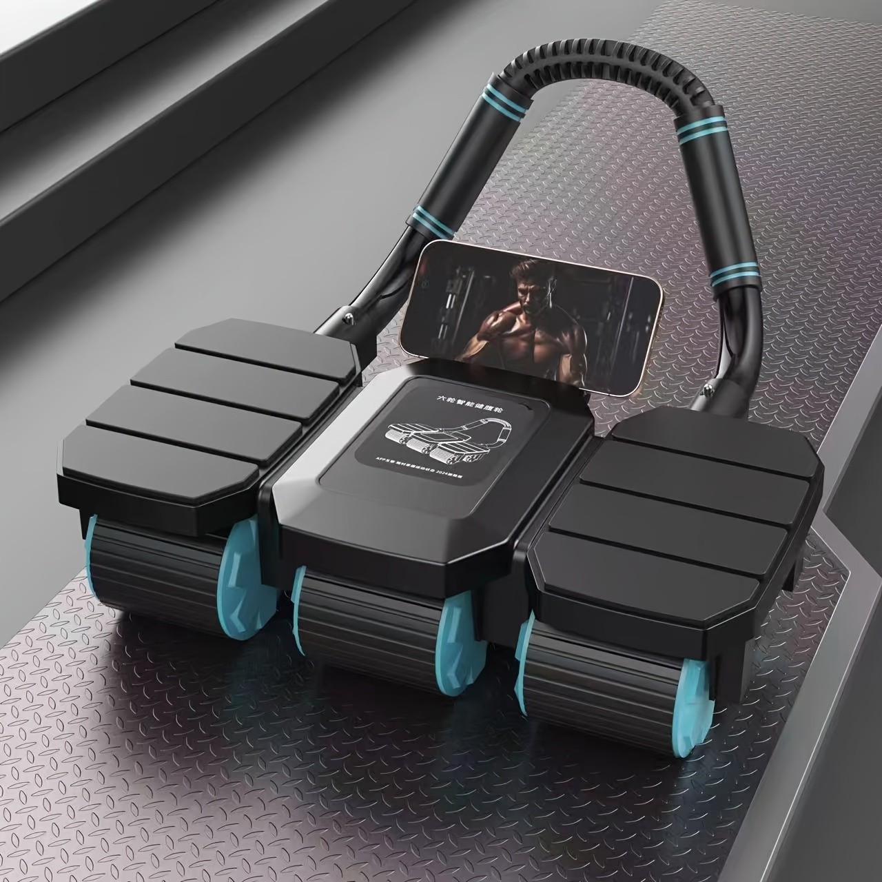 Upgraded Eight-Elbow Abdominal Fitness Wheel