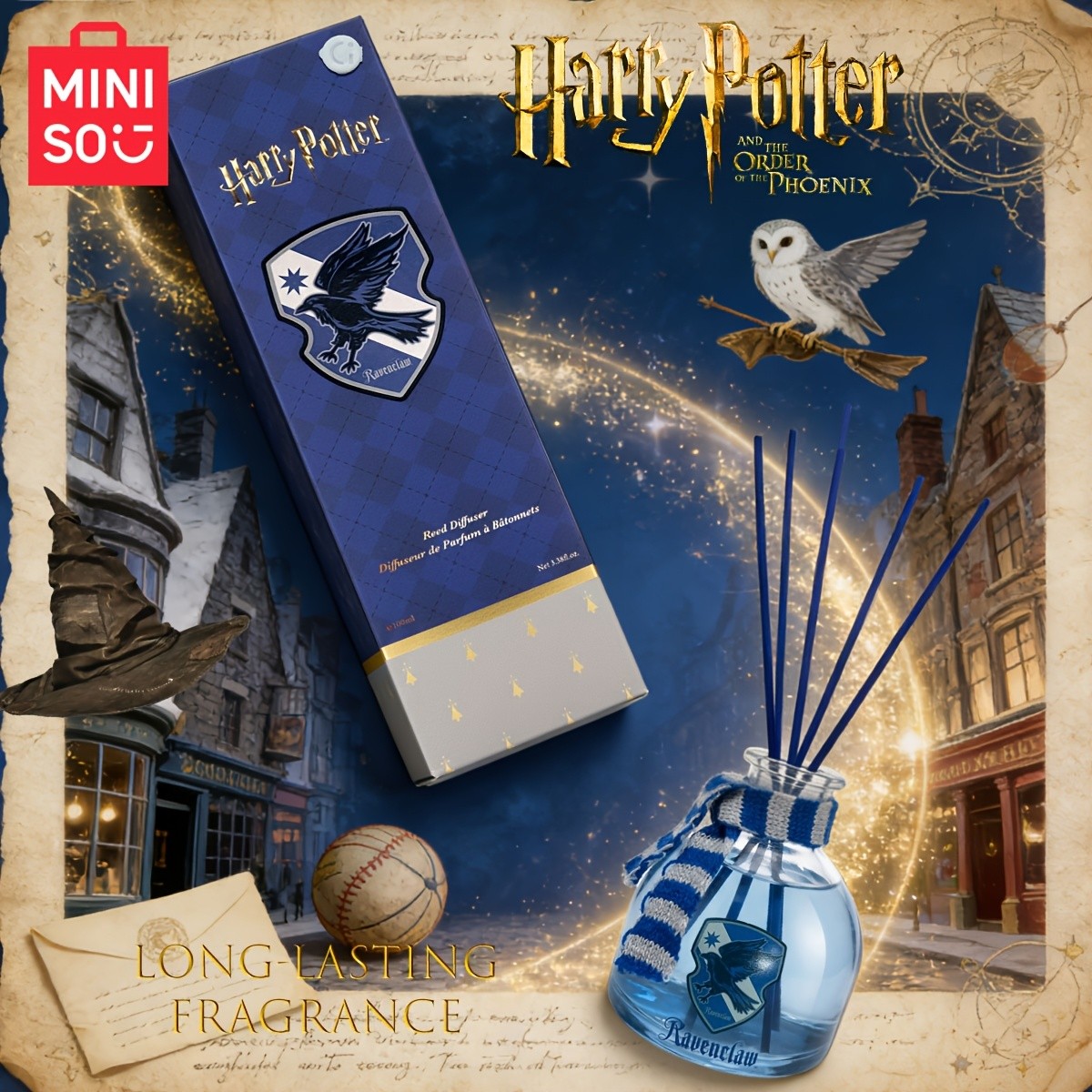 MINISO – Harry Potter Ravenclaw College Reed Diffuser