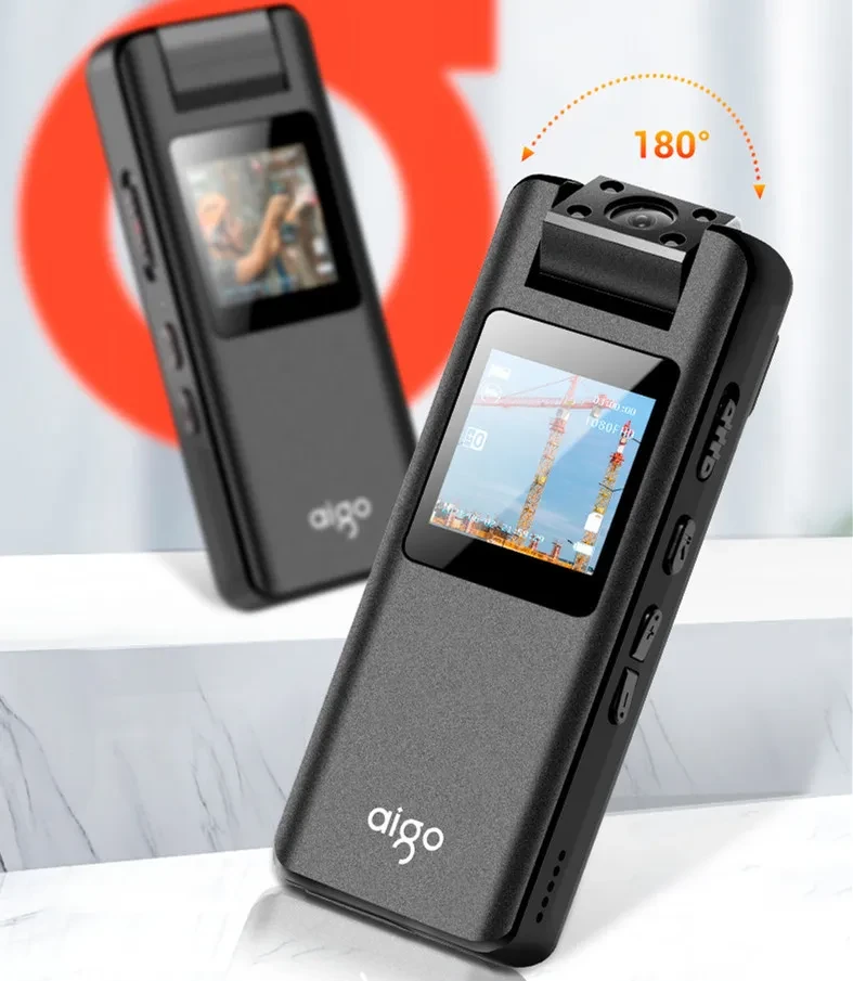 📷️HD 1080P Rechargeable Mini Body Camera With Night Vison&Rotating Lens📷️