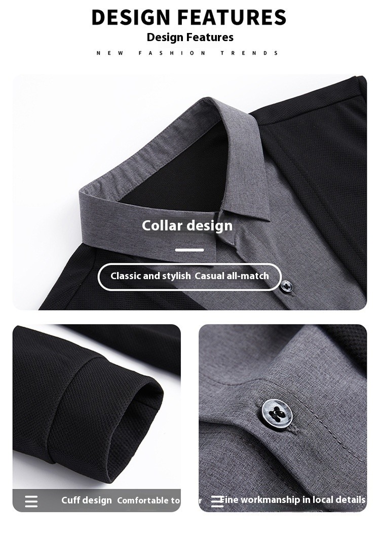 🔥Men's Fake Two-Piece Shirt Collar Knitted Cardigan! 👔