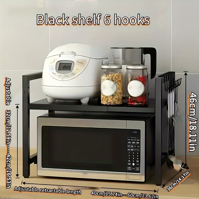 Microwave Oven Rack – Smart Space Saving Storage