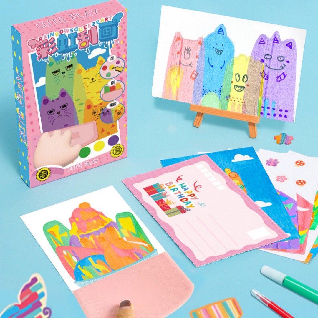 Children’s Fun Book Doodle Scratch Toy