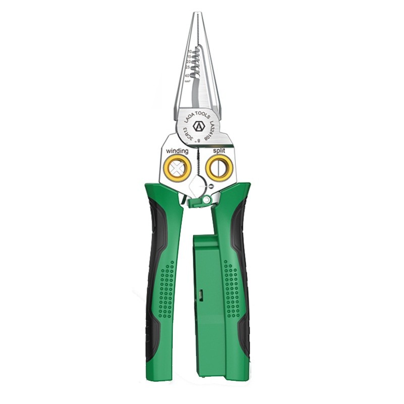 8-in-1 Wire Stripper with Electrical Measuring Pliers