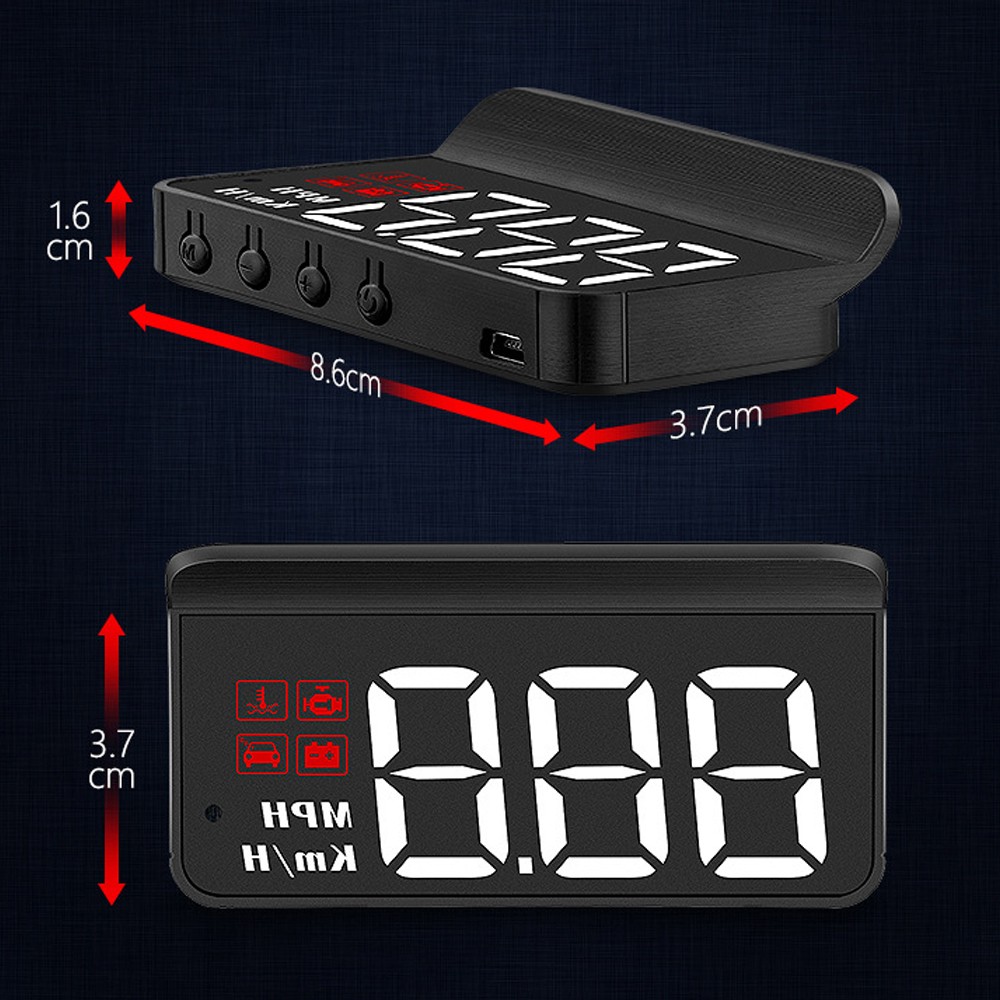 🚗New GPS HUD Speedometer