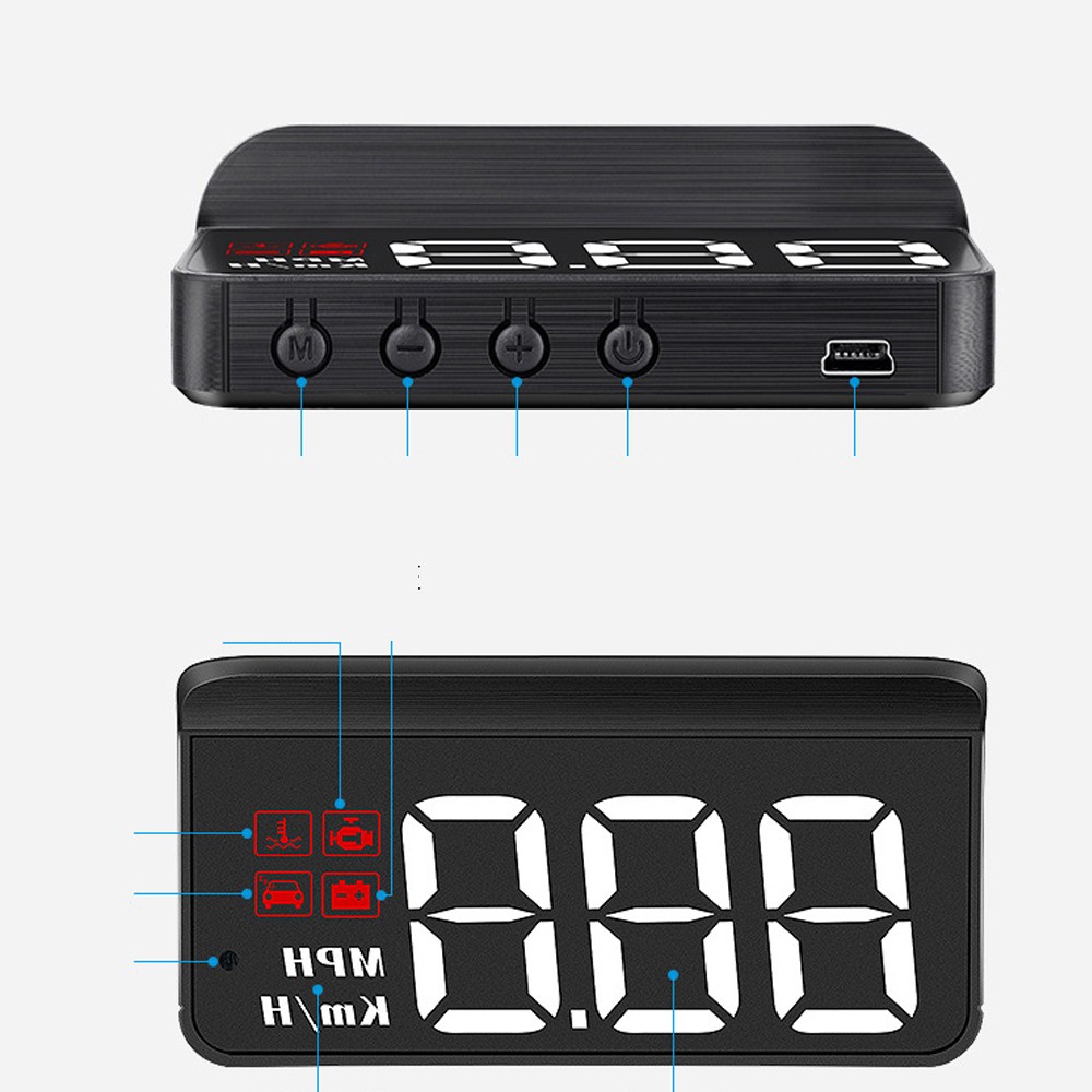 🚗New GPS HUD Speedometer