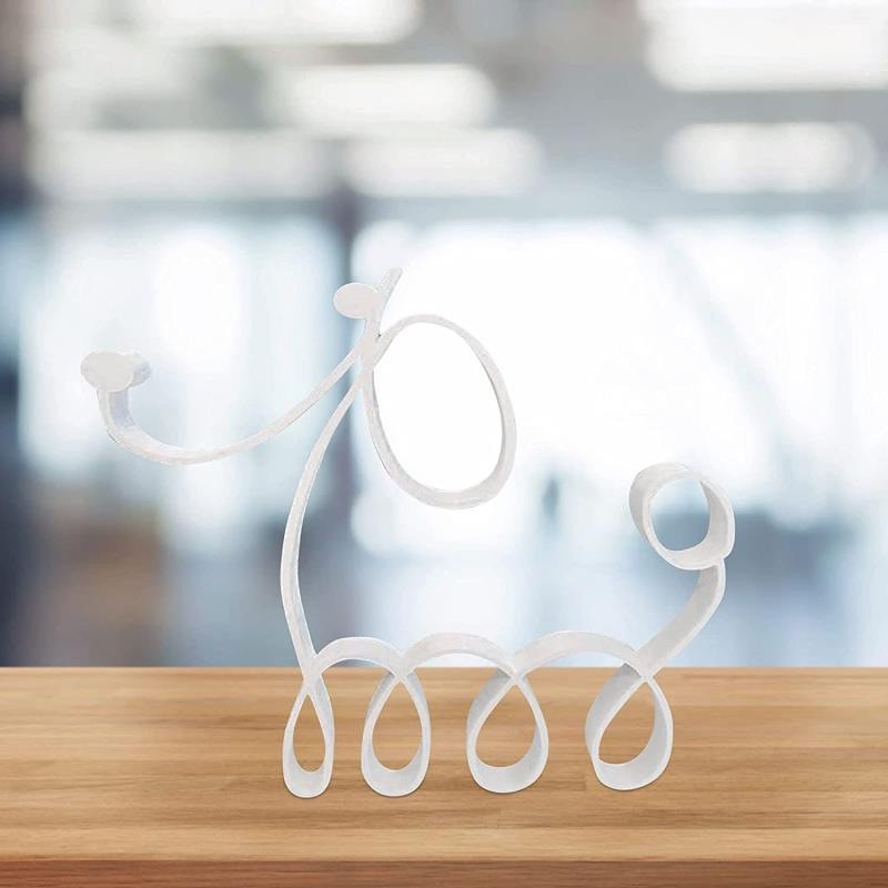 Dog Breed – Line Art Sculpture