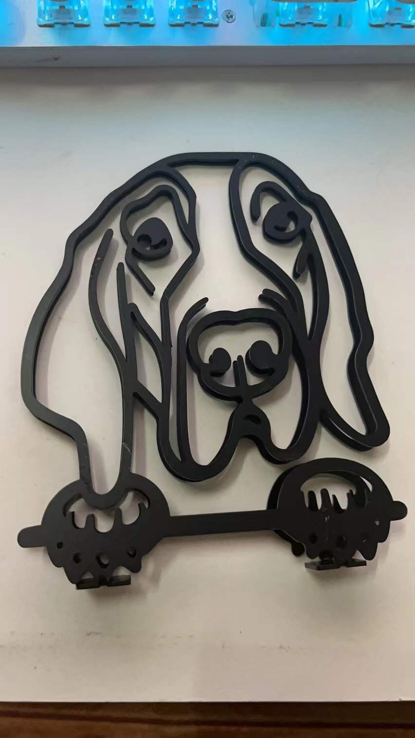 Dog Breed – Line Art Sculpture
