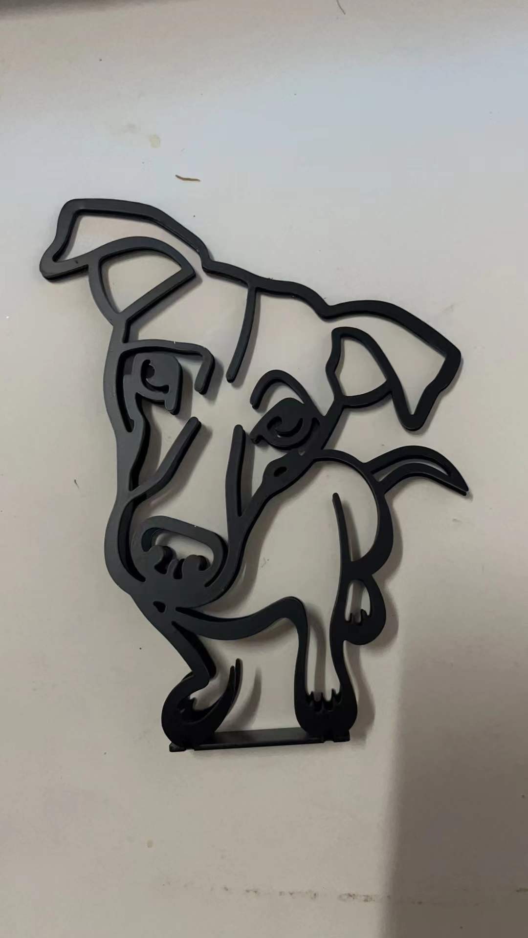 Dog Breed – Line Art Sculpture