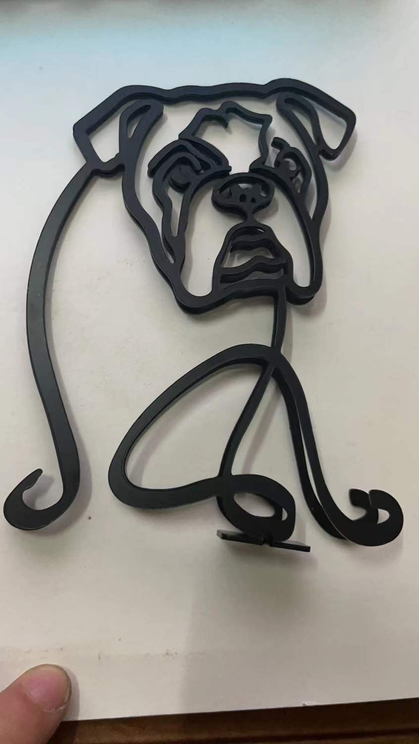 Dog Breed – Line Art Sculpture