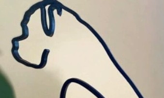 Dog Breed – Line Art Sculpture