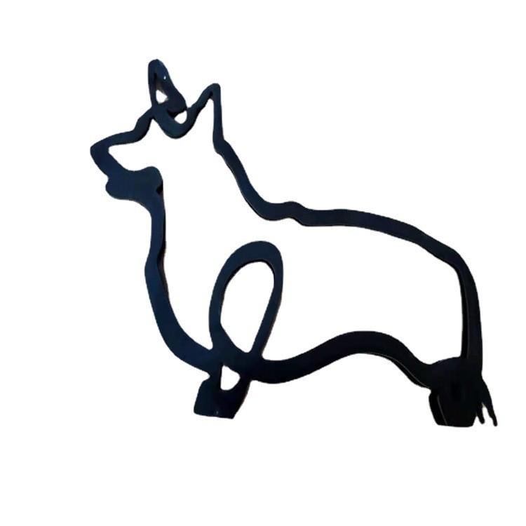 Dog Breed – Line Art Sculpture