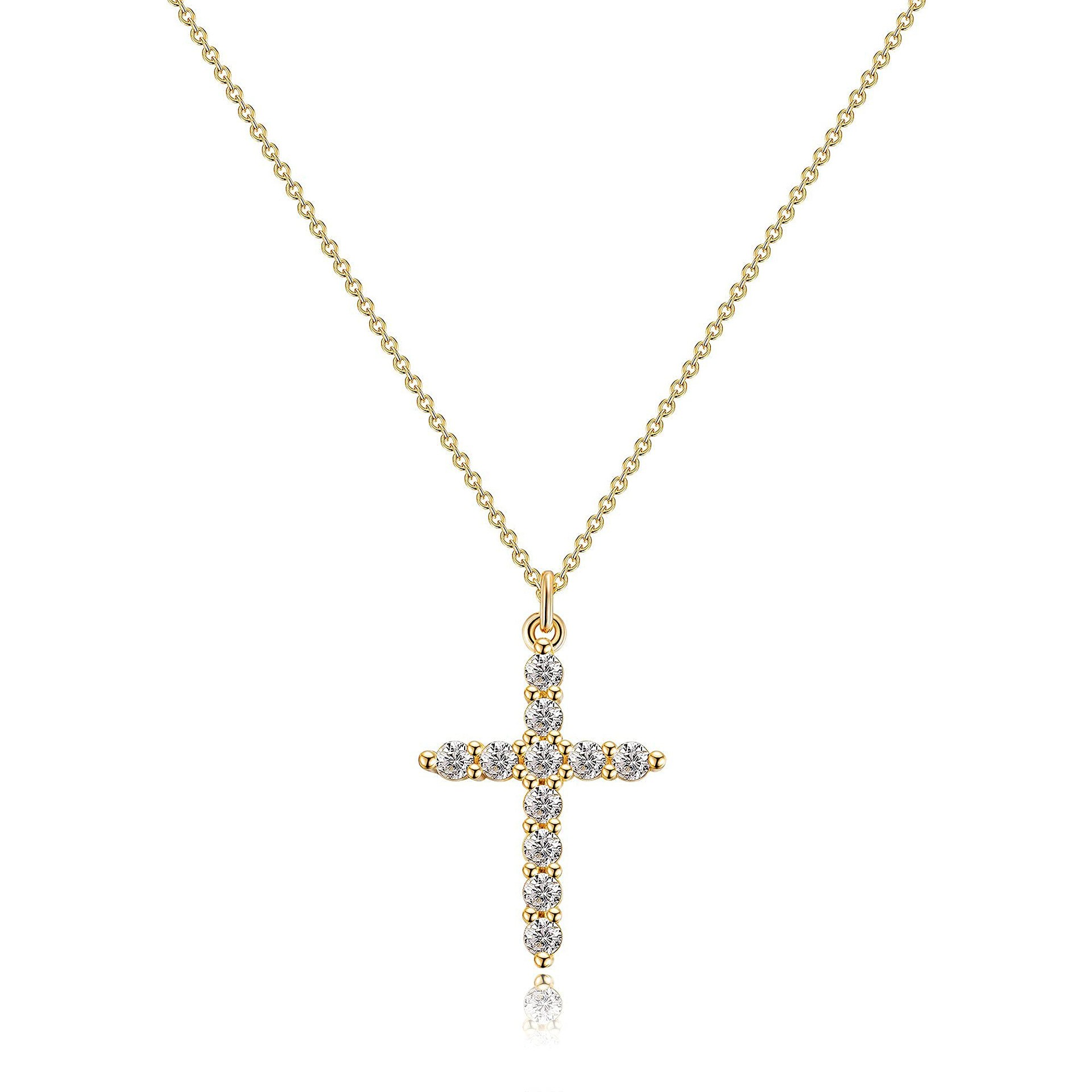 Crown Cross Necklace