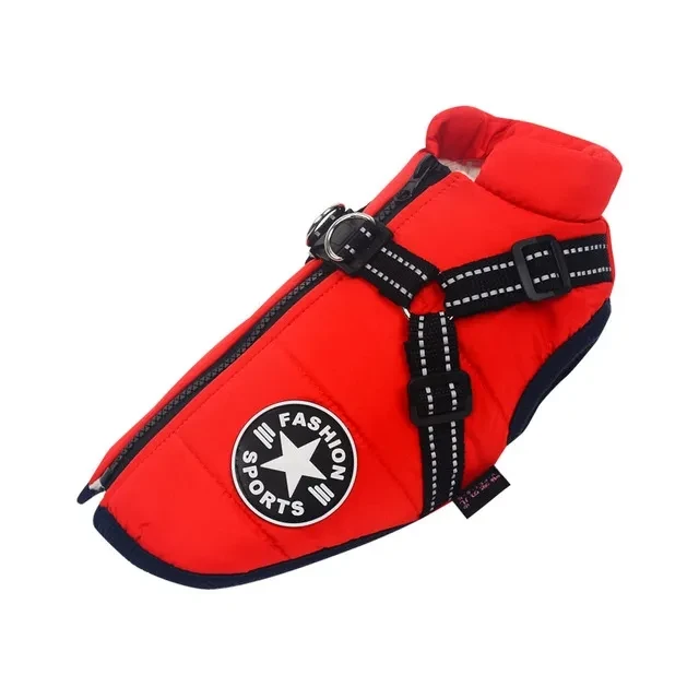 Dog Coat with Harness