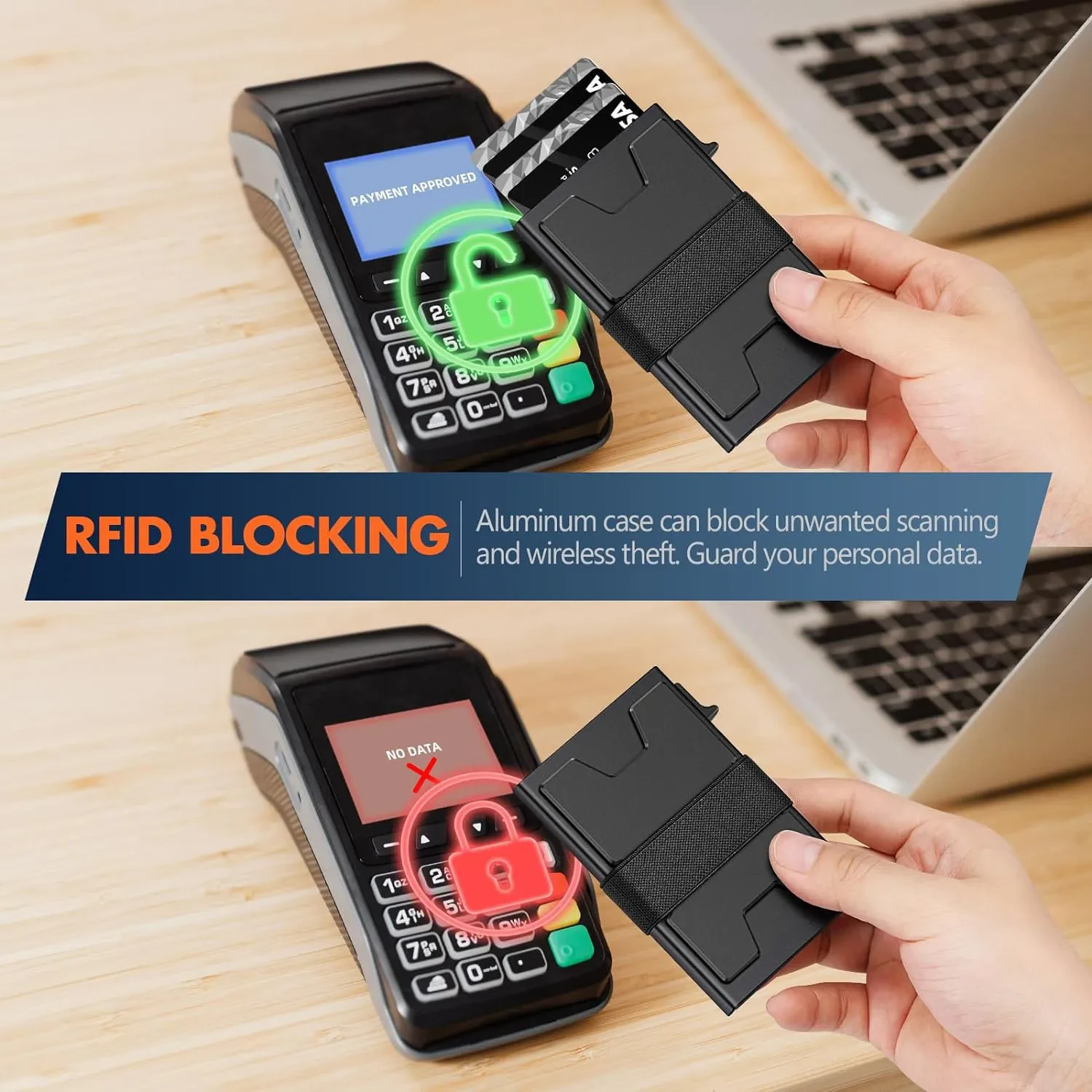 Aluminum Card Wallet RFID