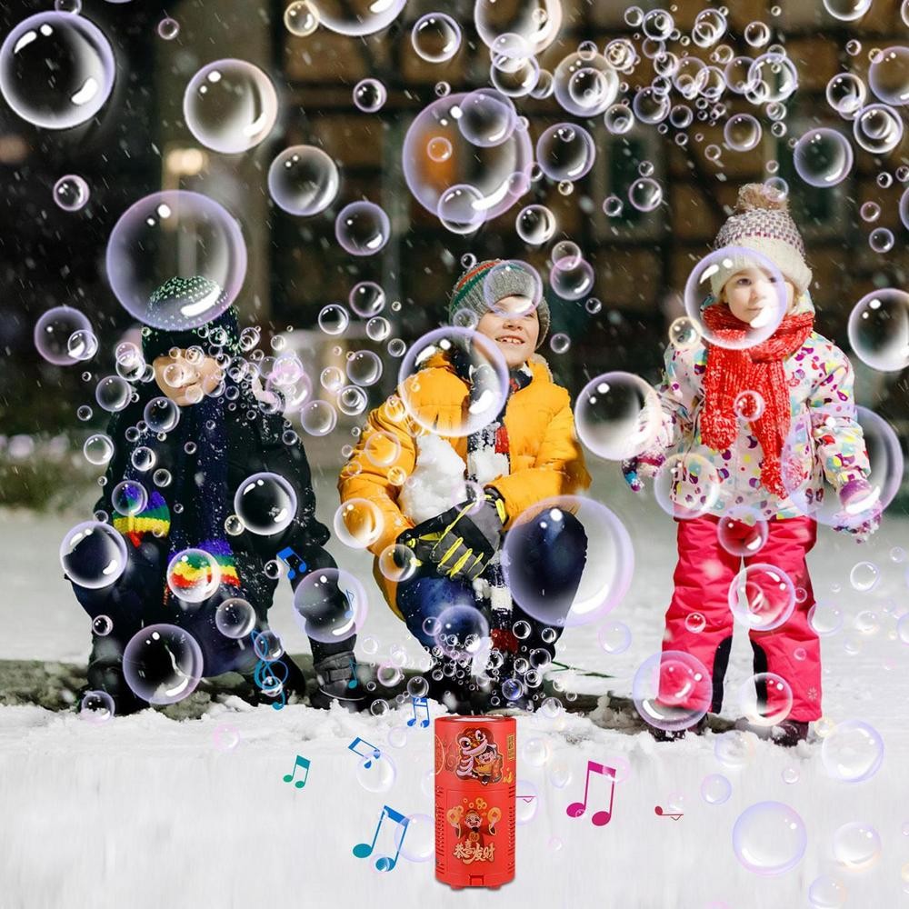 🎆Bubble Machine with Lights – Auto Bubble Blower, Fun for Parties & Kids Love It 🎉
