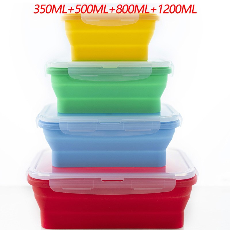 Collapsible Silicone Food Storage SET