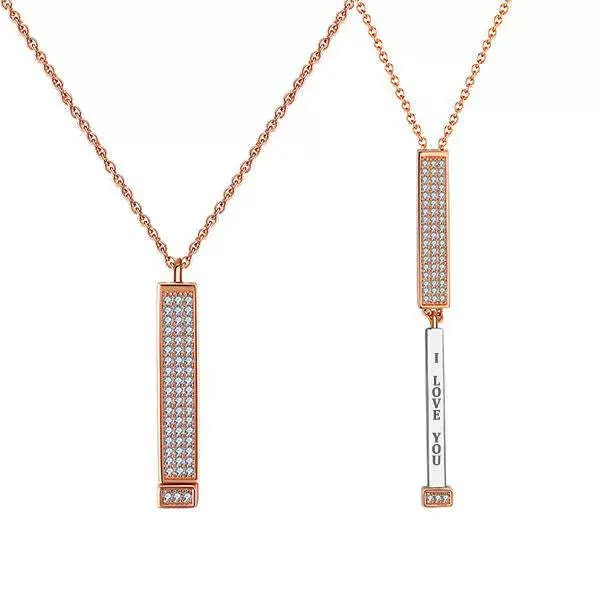 “I Love You” Pendant Necklace