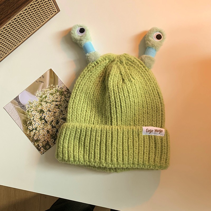Glowing Little Monster Knit Hat