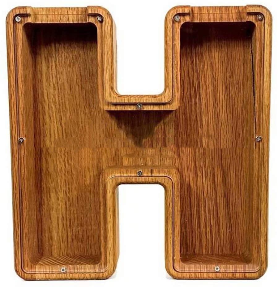 Wooden Letter Piggy bank