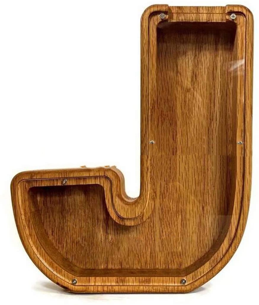 Wooden Letter Piggy bank