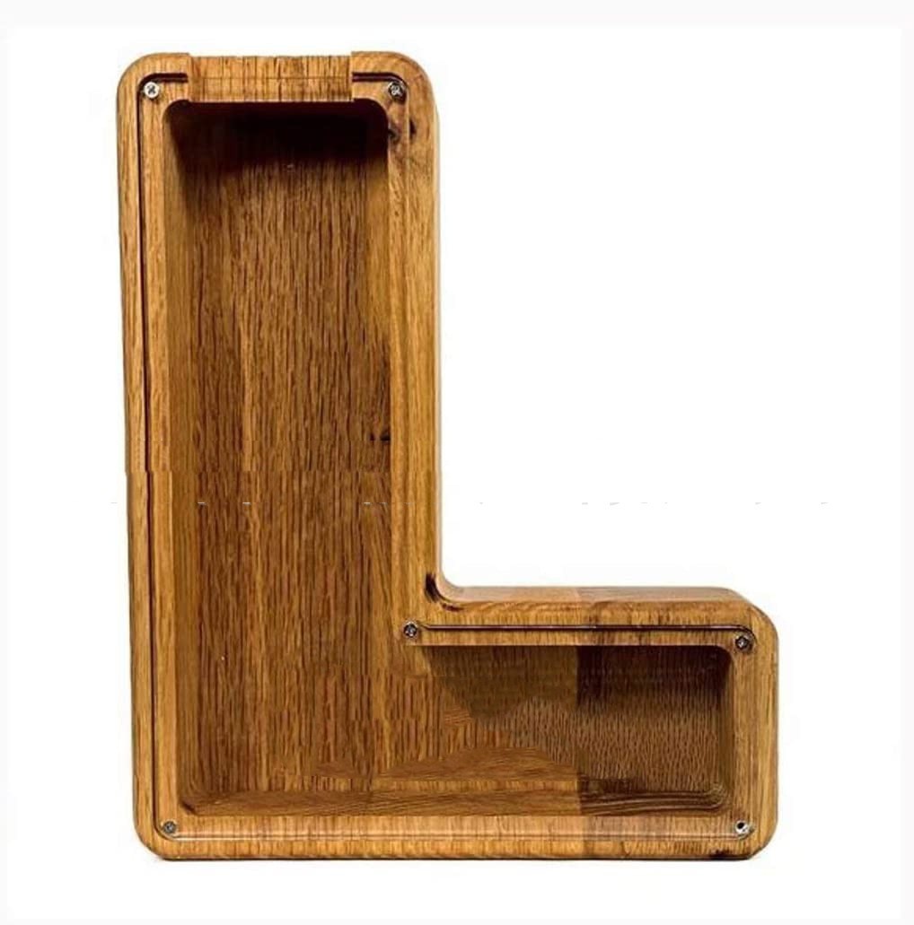 Wooden Letter Piggy bank