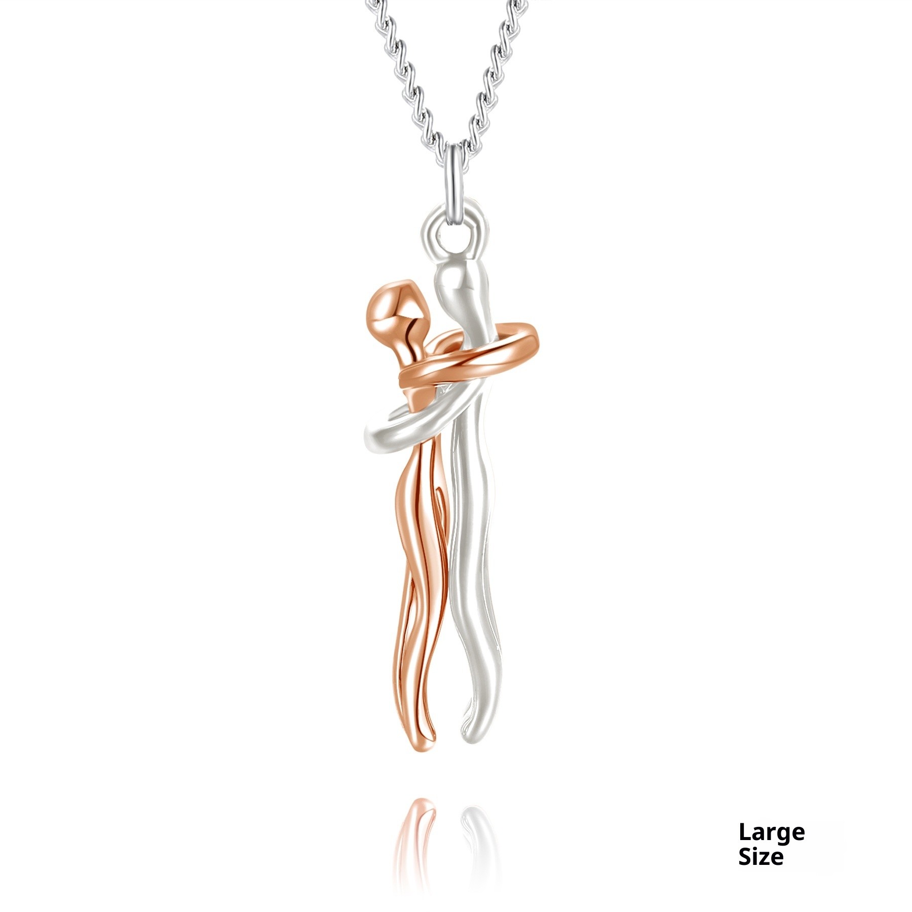 Couple Hug Necklace