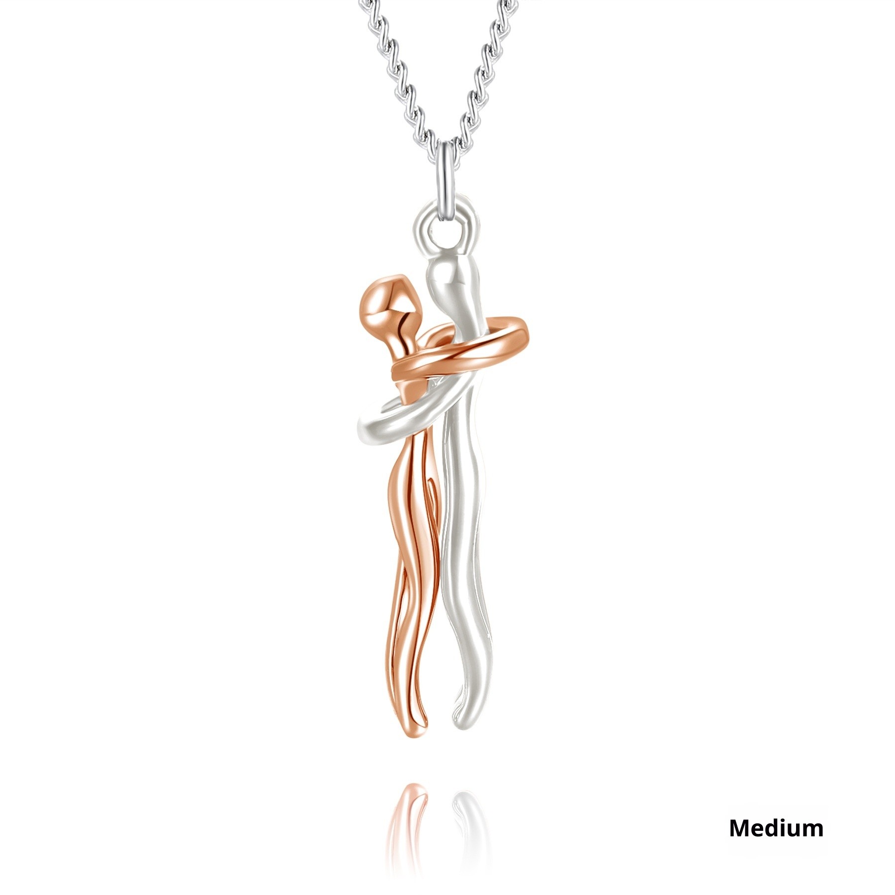 Couple Hug Necklace