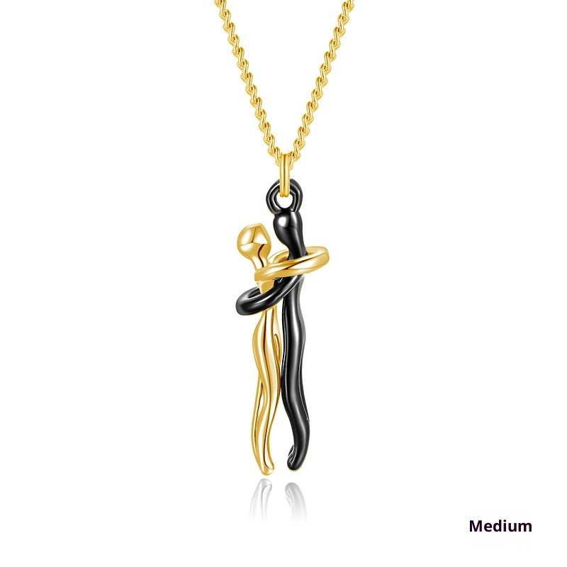 Couple Hug Necklace